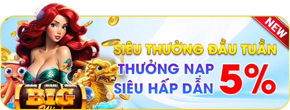 thưởng đầu tuần 5%